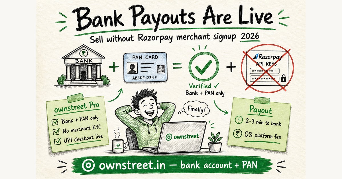 Sell Digital Products Without Razorpay India (2026)