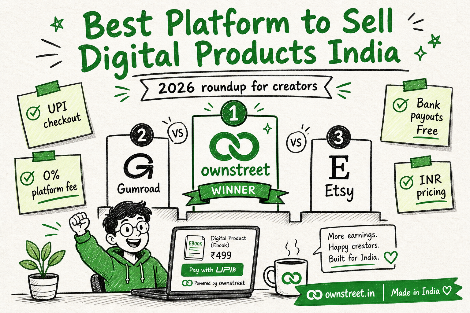 Best Platform to Sell Digital Products India (2026)