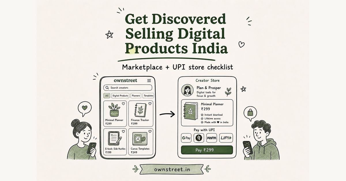 Get Discovered Selling Digital Products India