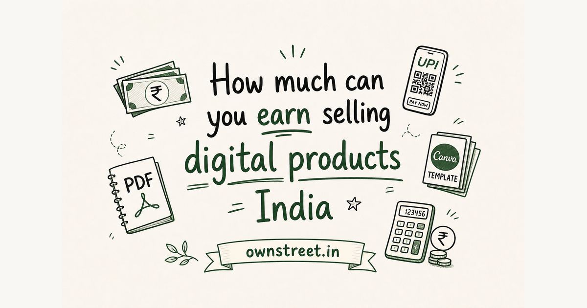 How Much Can You Earn Selling Digital Products India