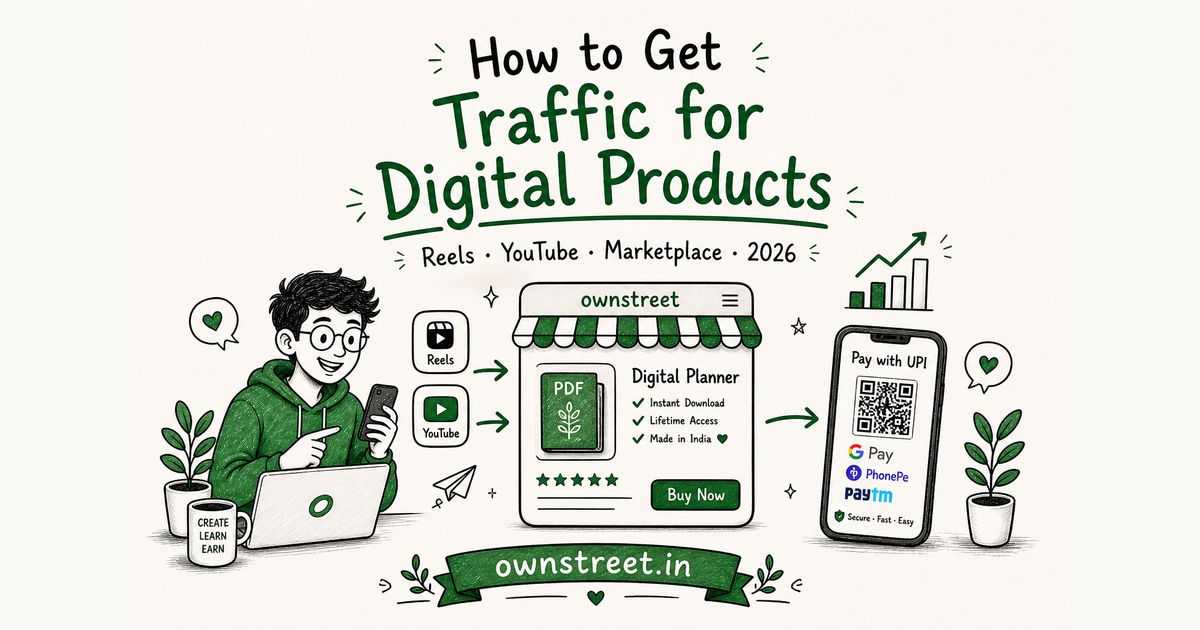 How to Get Traffic for My Digital Products