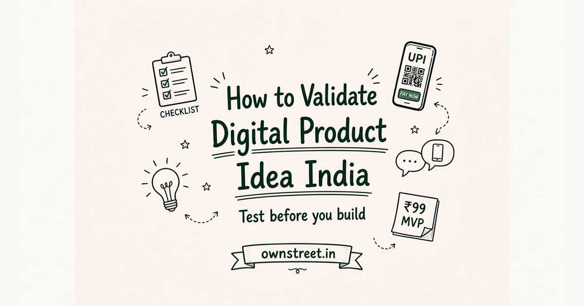 How to Validate Digital Product Idea India