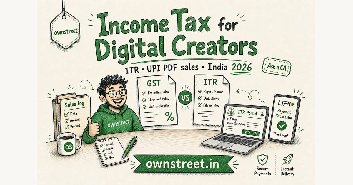 Income Tax for Digital Creators India (2026)