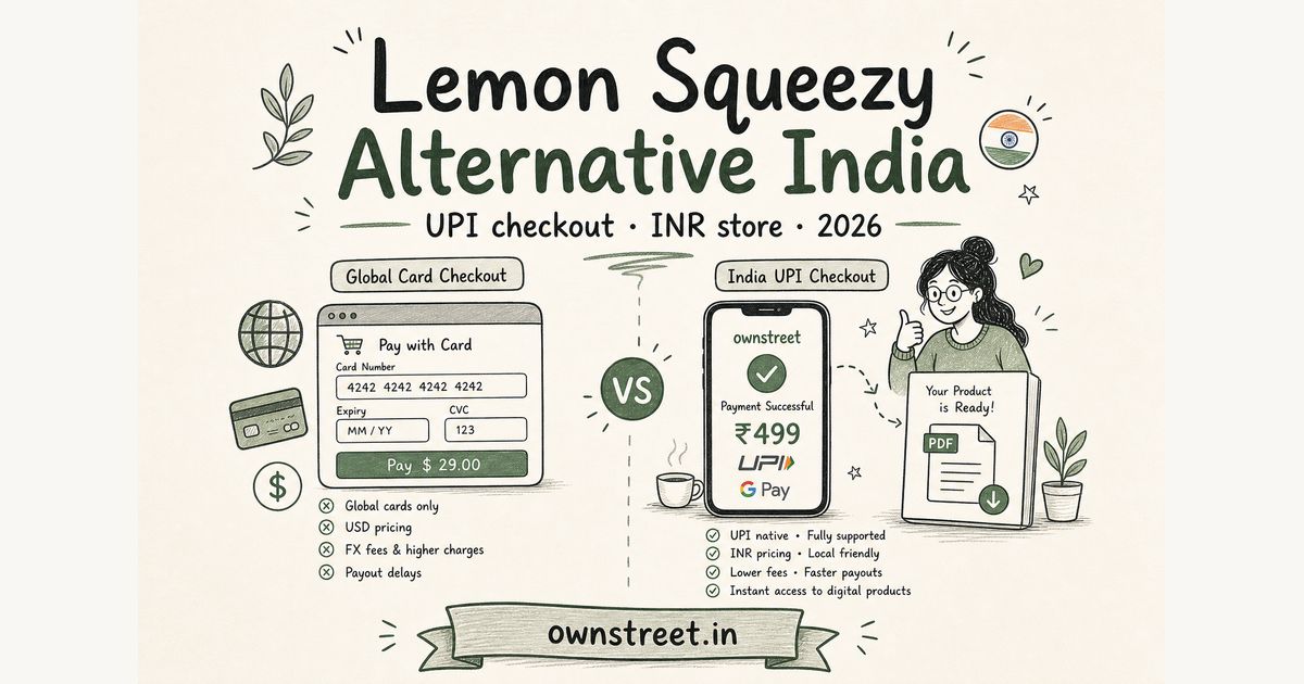 Lemon Squeezy Alternative India (2026)