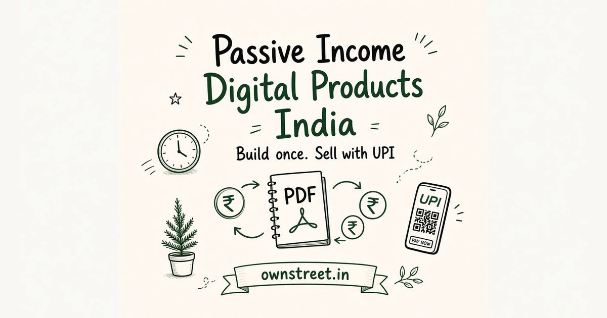 Passive Income Digital Products India