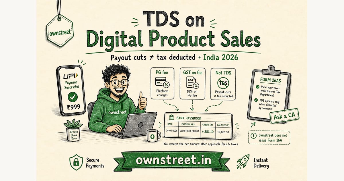 TDS on Digital Product Sales India (2026)